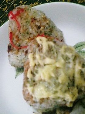 コンロ掃除中のご飯
