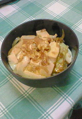 ヘルシー♫豆腐で親子丼風~♫
