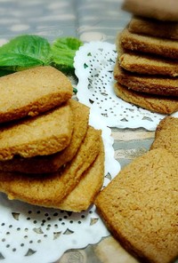 米粉+HM+サラダ油のカリカリクッキー☆