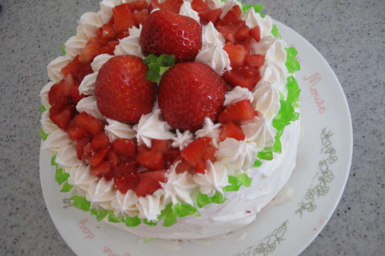 ふわっふわスポンジのショートケーキ レシピ 作り方 By りりまり クックパッド 簡単おいしいみんなのレシピが349万品