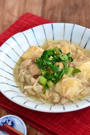 厚揚げ豆腐と鶏ひき肉あん【作り置き】の写真
