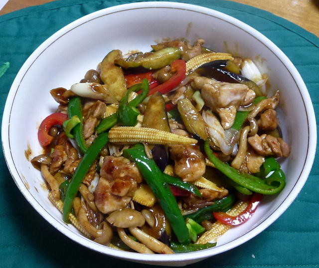 鶏もも肉と彩り野菜の中華風みそ炒めの画像