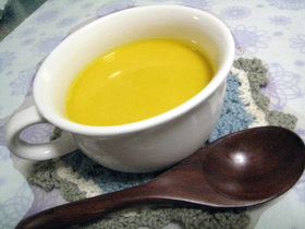 絶品!ペンションのかぼちゃスープ