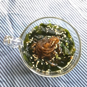 簡単☆もずく酢わかめスープ