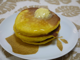 カボチャパンケーキ。