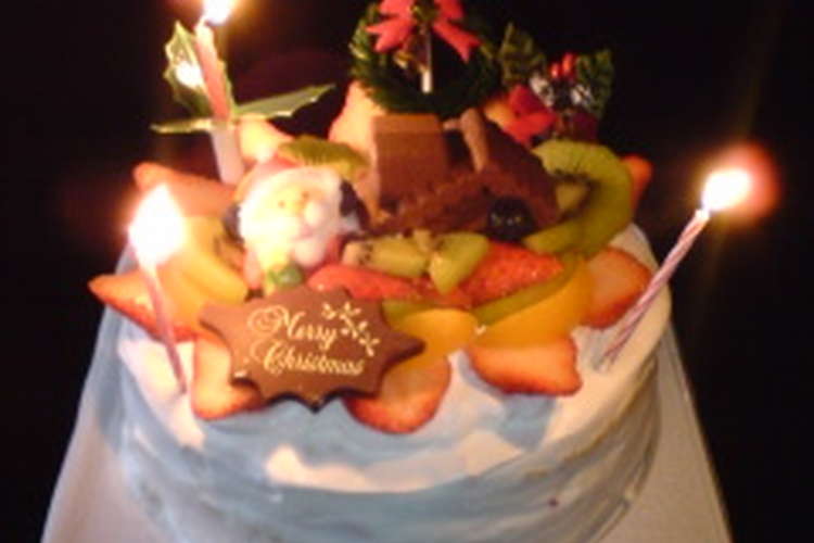 クリスマスケーキ レシピ 作り方 By ももたんと仲間たち クックパッド 簡単おいしいみんなのレシピが350万品