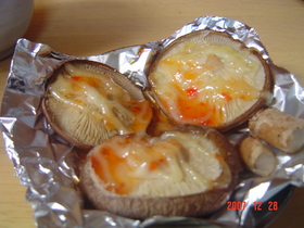 速攻~しいたけのチリマヨ焼き
