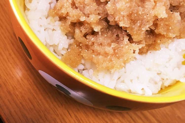 風邪引きさんに さっぱり大根おろしご飯 レシピ 作り方 By ゆきにゃーんっ クックパッド