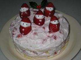 イチゴのクリスマスケーキ