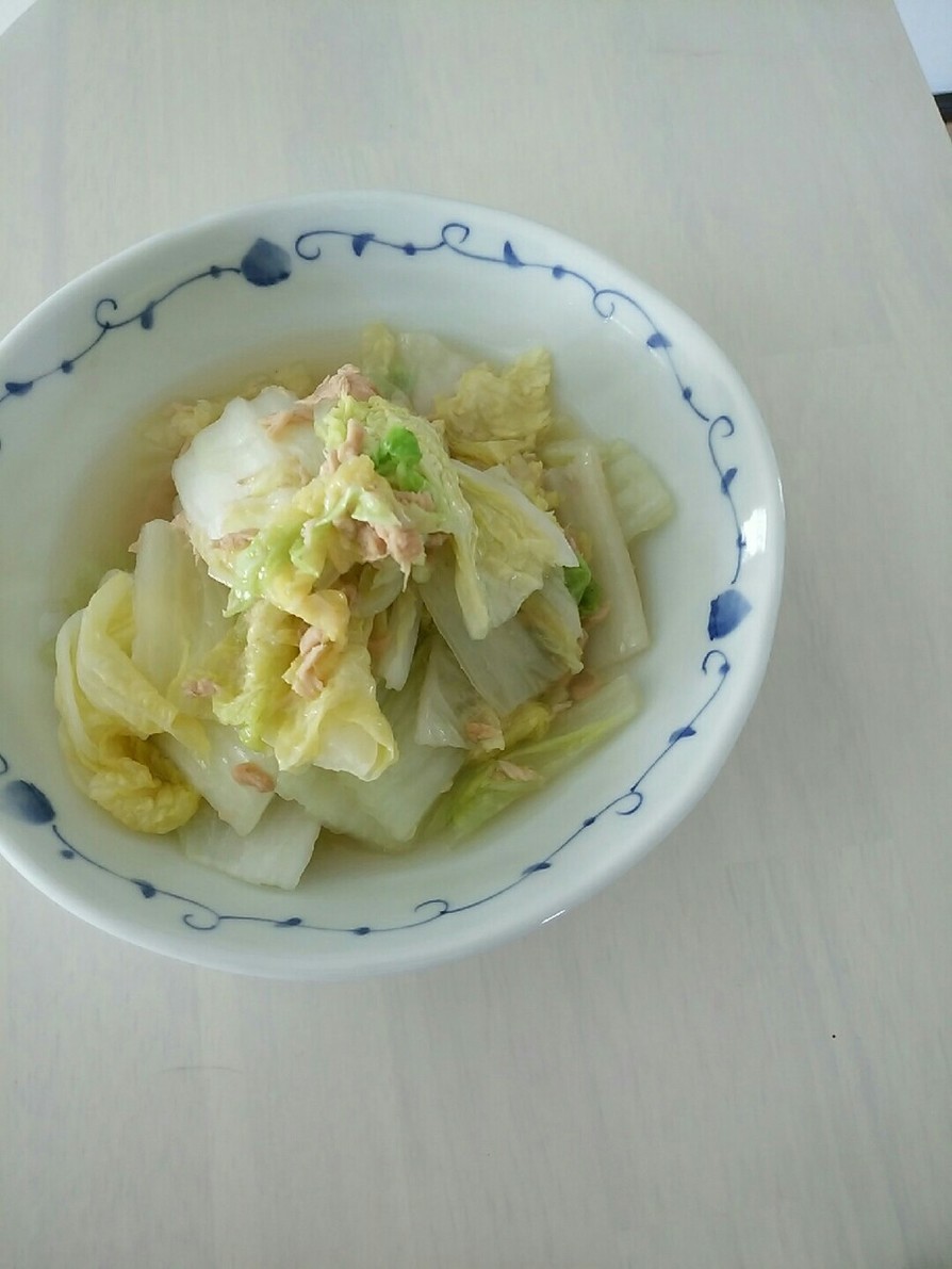 簡単☆白菜とシーチキンのサッと煮の画像