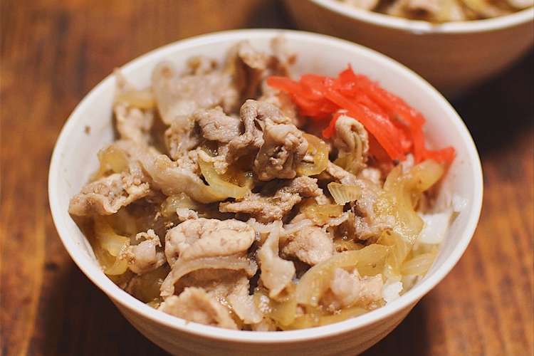 【基本】吉野家系かんたん豚丼