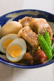 豚バラ肉の梅煮の写真