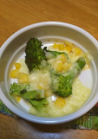 簡単温野菜 ブロッコリーチーズ