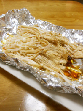 えのきだけのバター醤油ホイル焼き