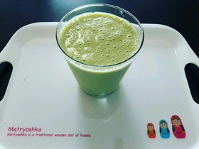 砂糖なし♪葉酸♪ほうれん草と果物ジュース