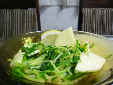 ☆水菜と林檎のシンプルサラダ☆の写真