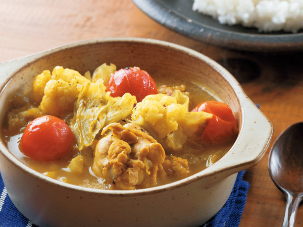 手羽元と野菜のスープカレー