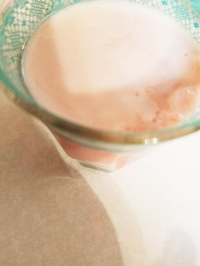 簡単紅酢ホンチョミルク飲むヨーグルト