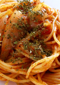 ナポリタン風トマトスパゲッティ