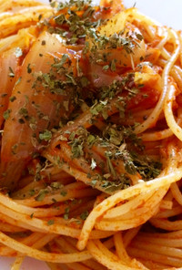 ナポリタン風トマトスパゲッティ
