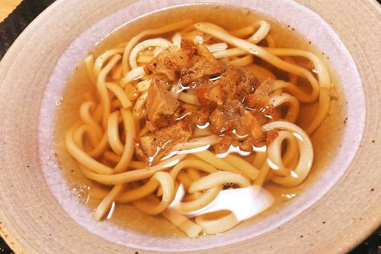 関西風うどん出汁 油かすうどん レシピ 作り方 By Ayac0311 クックパッド 簡単おいしいみんなのレシピが367万品