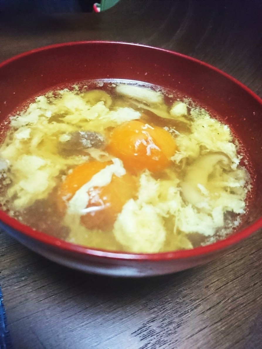 トマトと卵のコンソメスープの画像