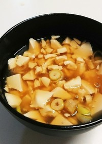 豆腐のとろとろ生姜スープ