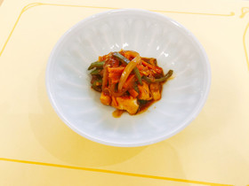 ブリの中華炒め