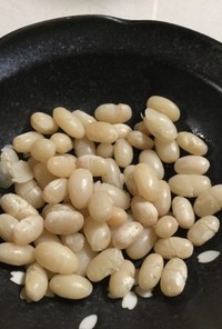 白インゲン豆の塩茹で(圧力鍋)