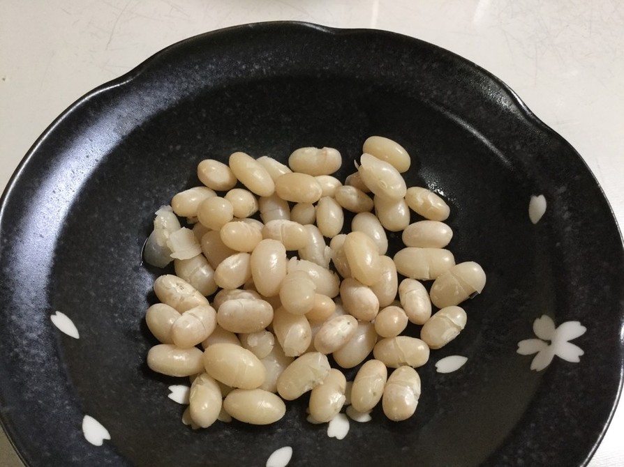 白インゲン豆の塩茹で(圧力鍋)の画像