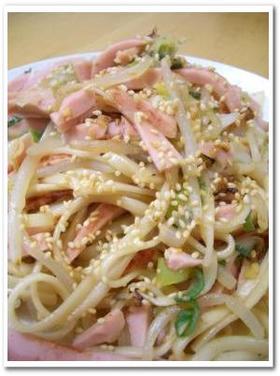 にんにく香る焼きうどん♪