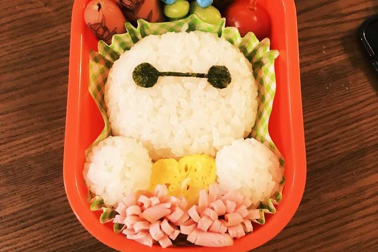 幼稚園お弁当 ベイマックス キャラ弁 レシピ 作り方 By Yukoke クックパッド