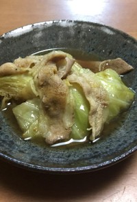 きゃべつと豚バラの和風カレー煮