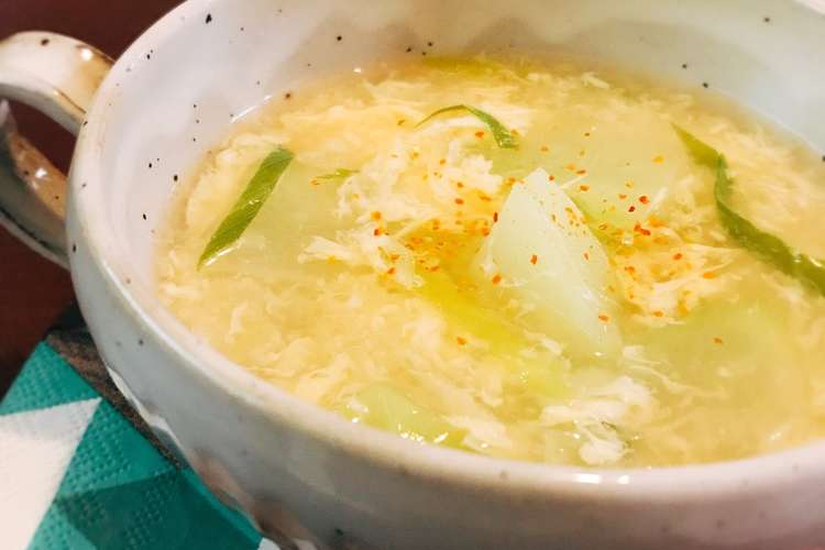 はやとうりと卵のトロぽかスープ レシピ 作り方 By マイポ クックパッド