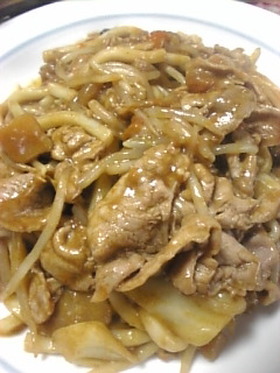 安く作ろう!カレー焼きうどん、パート2♪