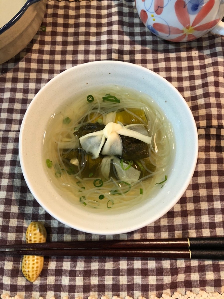 母から引き継いだ☆高菜巻きスープの画像