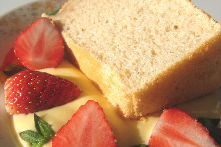 しゅわっしゅわ幸せ 生苺のシフォンケーキ レシピ 作り方 By マニー クックパッド 簡単おいしいみんなのレシピが349万品