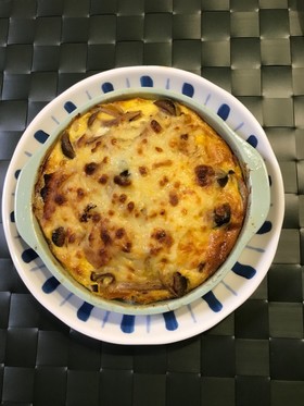めちゃうま♪たまごで作る簡単キッシュ