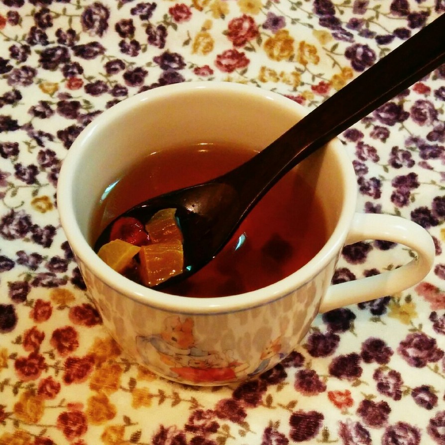 プチ薬膳♥ドライフルーツ入り紅茶の画像