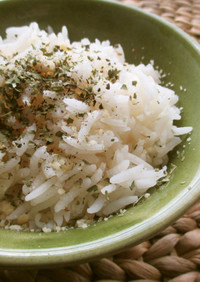 鍋で炊く(•ө•)♡タイ米の鶏だしご飯