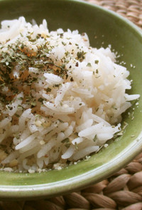 鍋で炊く(•ө•)♡タイ米の鶏だしご飯