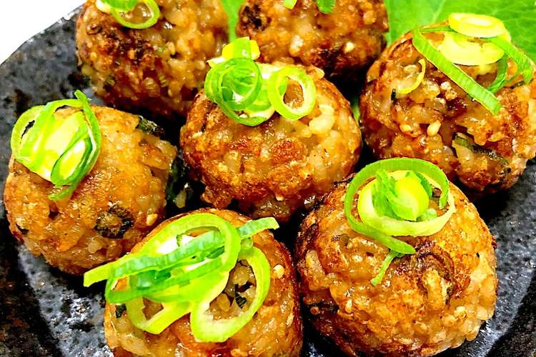 たこ焼き器で一緒に焼きおにぎり タコパ レシピ 作り方 By Princes クックパッド 簡単おいしいみんなのレシピが351万品