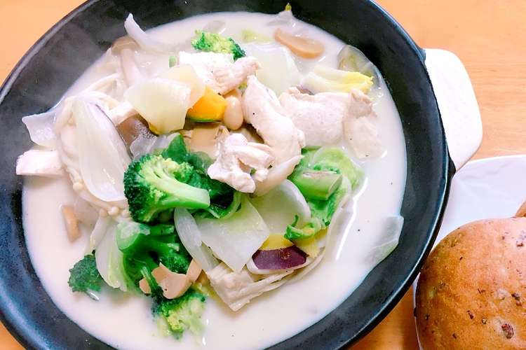 たっぷり野菜のヘルシーミルクスープ レシピ 作り方 By 豆タロコ クックパッド 簡単おいしいみんなのレシピが376万品