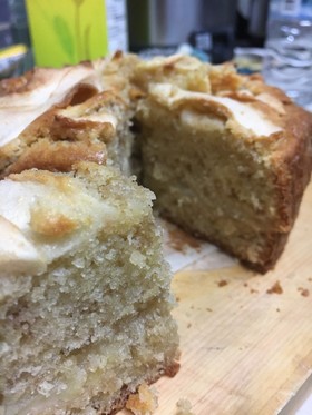 リンゴの焼きっぱなしケーキ☆
