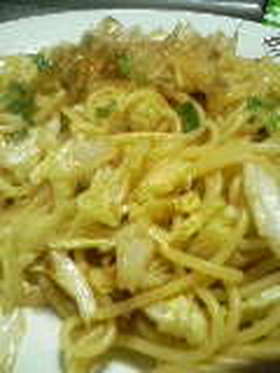 白菜の和風パスタ