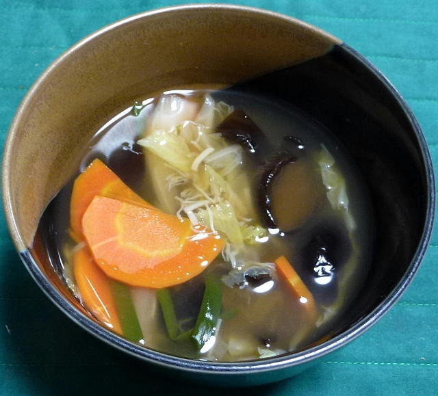 五香粉風味、貝柱と野菜の中華風スープ煮の画像