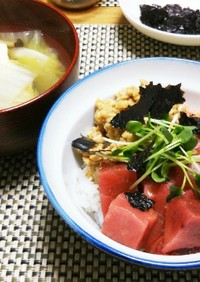 買ってきたお刺身でお手軽海鮮丼