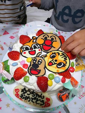 アンパンマンケーキ