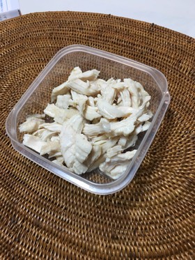 色々使える✳︎レンジで簡単蒸し鶏