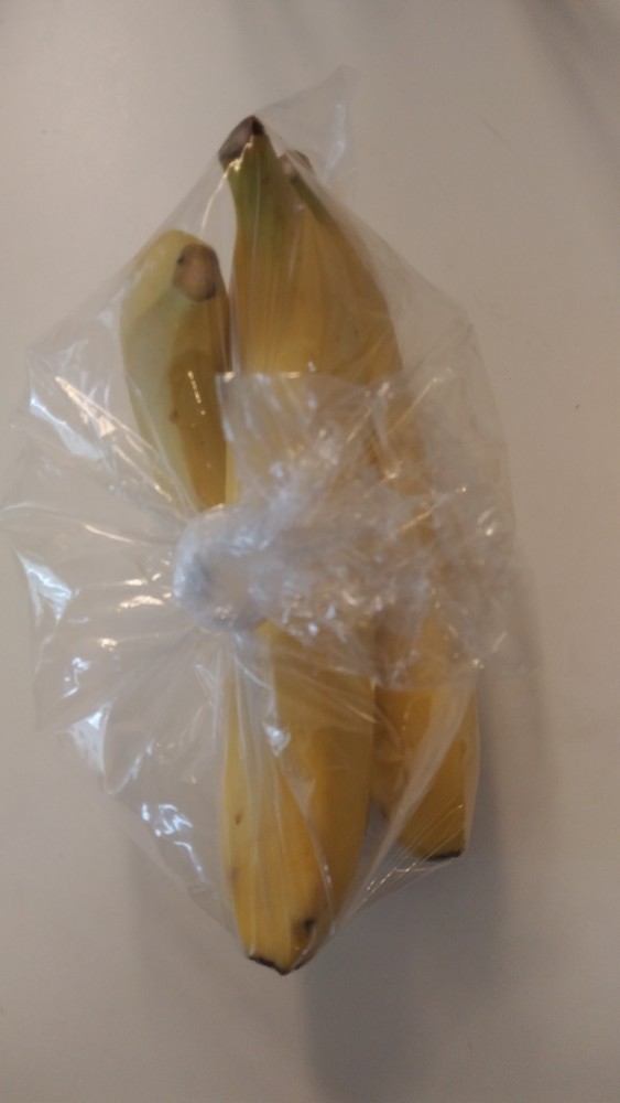 バナナ　保存方法　冷凍なし　簡単の画像